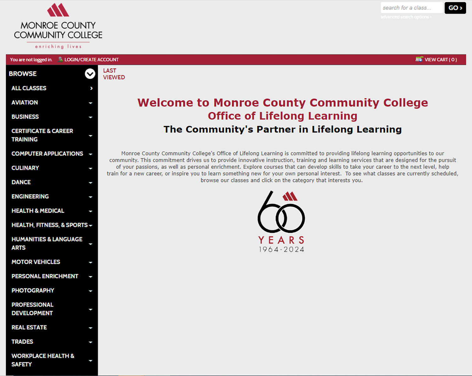 REGISTRATION, USING NEW, EASY-TO-USE ONLINE SYSTEM, IS OPEN FOR MCCC ...